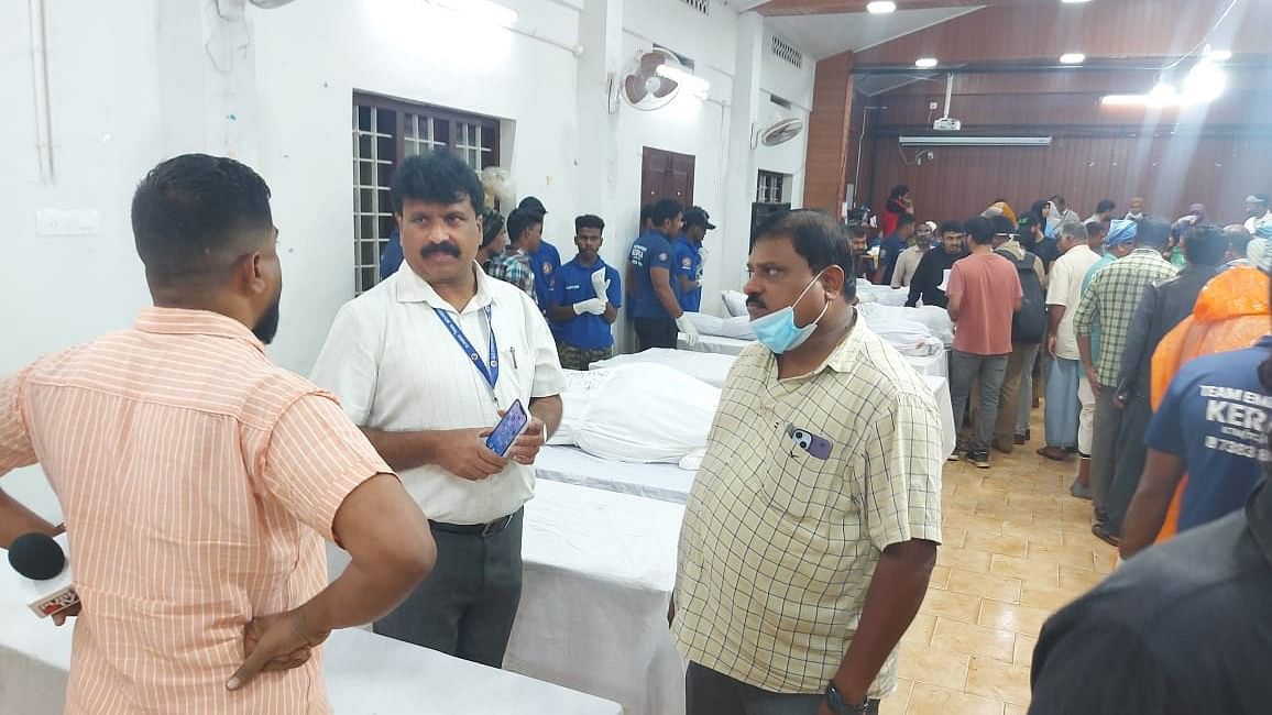 <div class="paragraphs"><p>Gundlupet Tahsildar Ramesh Babu at the mortuary of Dr Moopen’s Medical College, Meppadi. </p></div>